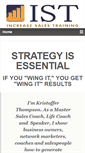 Mobile Screenshot of increasesalestraining.com